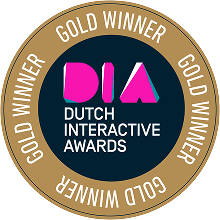 Winner of the Dutch Interactive Awards badge
